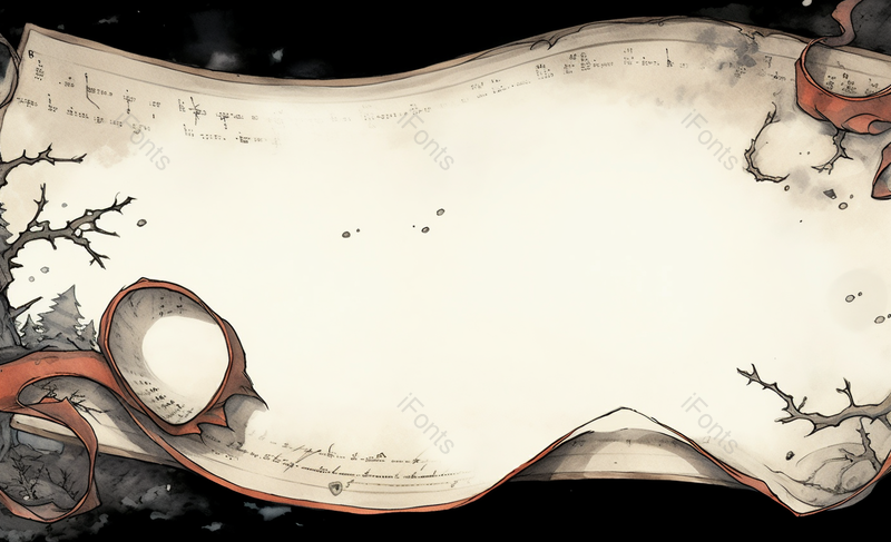 中国风古风卷轴素材插图,2,插画/手绘图,插画/手绘图库,插画/手绘图下载,插画/手绘